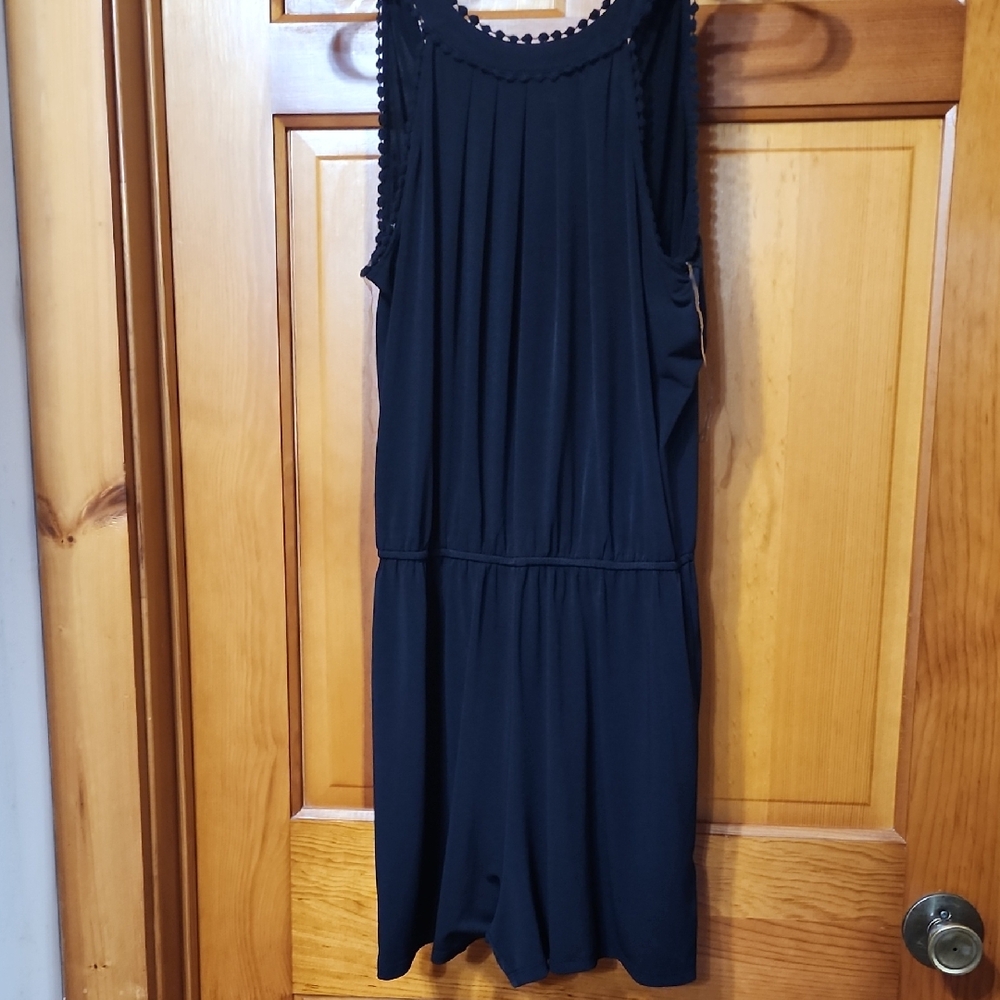 Maurices Black Sleeveless  Romper